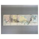 Early 20th Century Canadian Northern Railway Map