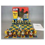 Simpsons Chess Set with Board and Tin Box