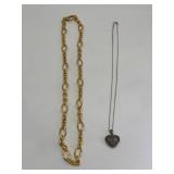 Two Sterling Silver Necklaces