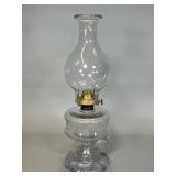 Colorless Glass Lamp Flower and Vine