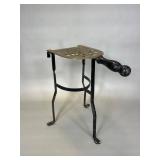 Brass and Wrought Iron Fireplace Trivet
