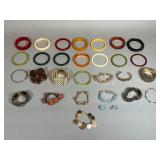 28 Costume Jewelry Bangles Bracelets