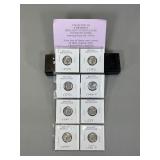 8 Uncirculated Roosevelt Dimes