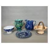 Pottery and Porcelain Decorative Grouping