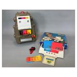2-XL Robot Parts Lot with Tri-Lex Game