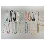 20 Beaded Costume Jewelry Necklaces