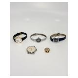 Five Timex Watches, Wind-up & Quartz