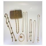 Gold-Tone Costume Jewelry, Necklaces
