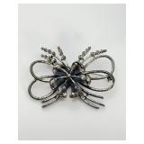 Sterling Silver Floral Brooch