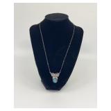 Sterling Silver Turquoise Necklace