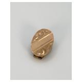 Victorian Finberg 10k Gold Front Clip