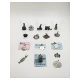 16 Sterling Silver Charms 35.4g