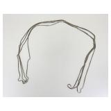 8 Foot Milor Sterling Silver Chain Necklace