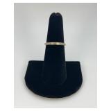 14k Gold Inscribed Ring Size 5.75
