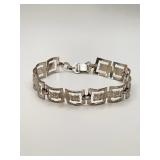 W.E. Richards Sterling Silver Floral Bracelet
