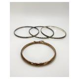 4 Sterling Silver Bracelets