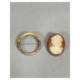 Victorian Pin & Amco Cameo Pin/Pendant