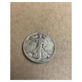 1945 Walking Liberty Silver Half Dollar