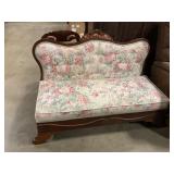 Vintage Victorian style settee