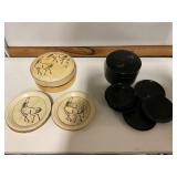 Vintage coaster sets