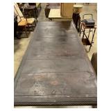 Antique wooden extending dining table 83ï¿½ x 35ï¿½