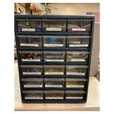 Crafting beads in  bins