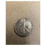 1938-D Walking Liberty Silver Half Dollar