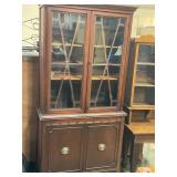 China cabinet with glass doors & storage