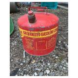 Galvanized gas can 5gallon