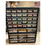 Crafting beads in  bins