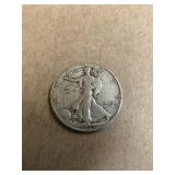 1939 Walking Liberty Silver Half Dollar