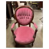 Antique Victorian Balloon-back Parlor Chair