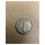 1937 Walking Liberty Silver Half Dollar