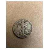 1935-D Walking Liberty Silver Half Dollar