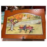 Wooden storage box 19ï¿½ x 13ï¿½