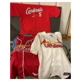 Cardinals Jerseys & tee shirt size  14/16 boys