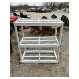 Plastic shelf 38ï¿½ T x 36ï¿½ L 18ï¿½ W