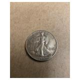 1941 Walking Liberty Silver Half Dollar