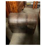 Antique Streamer Trunk