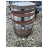 Wooden Whiskey Barrel