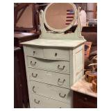 Dresser with mirror & 6 drawers
