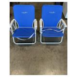 2 Caribbean Joe beach chairs