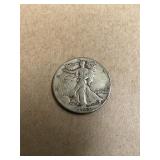 1943 Walking Liberty Silver Half Dollar