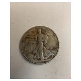 1942  Walking Liberty Silver Half Dollar