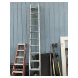 Werner 24ft aluminum extension ladder