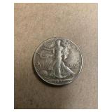 1920-D  Walking Liberty Silver Half Dollar