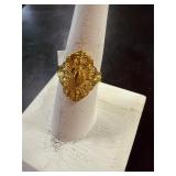 14 karat gold tone ring size 7