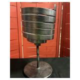 Vintage steampunk candle holder 13 inches tall