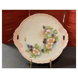 Vintage porcelain hand, painted platter