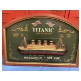 Vintage Titanic "Ship of Dreams" 24"t x 36"w